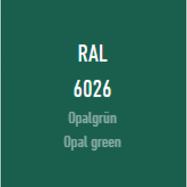 Ral 6026 Opal Green Angled Round Radiator Valves
